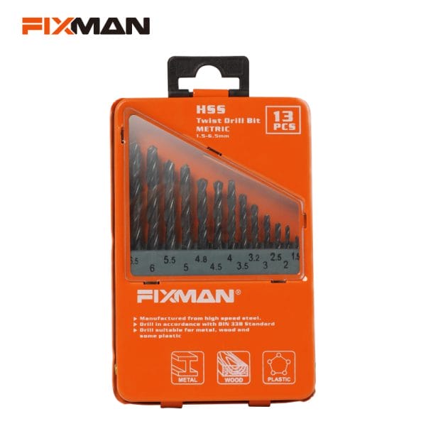 FIXMAN 13pcs Twist Drill Bit R3101