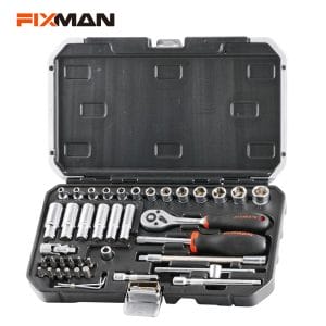 FIXMAN 42pcs 1/4" Dr. Socket Set B2042M