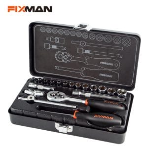 FIXMAN 19pcs 1/4'' Dr.Socket Set MT19
