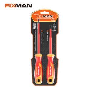 FIXMAN 2pcs VDE Insulated Screwdrivers set VDE D0209