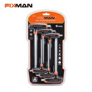 FIXMAN 6pcs Ball Point Hex Key Set D2370